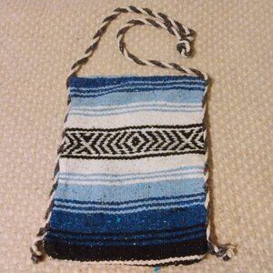 Boho Woven Geometric Shoulder Bag Molina Indian Bag Southwest Festival Tribal